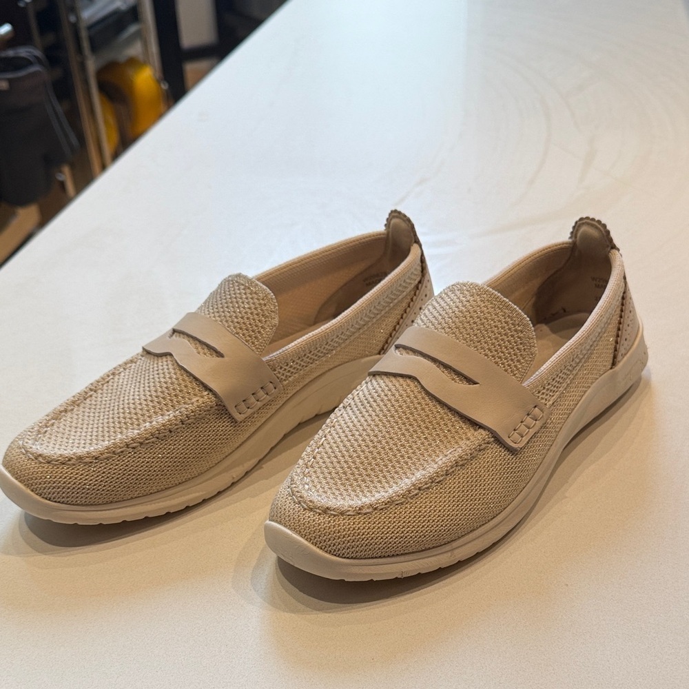 Cole Haan GrandZero Meritt Stitch-lite Slip on Loafers, Sand dollar, Size 9.5 - Picture 6 of 9